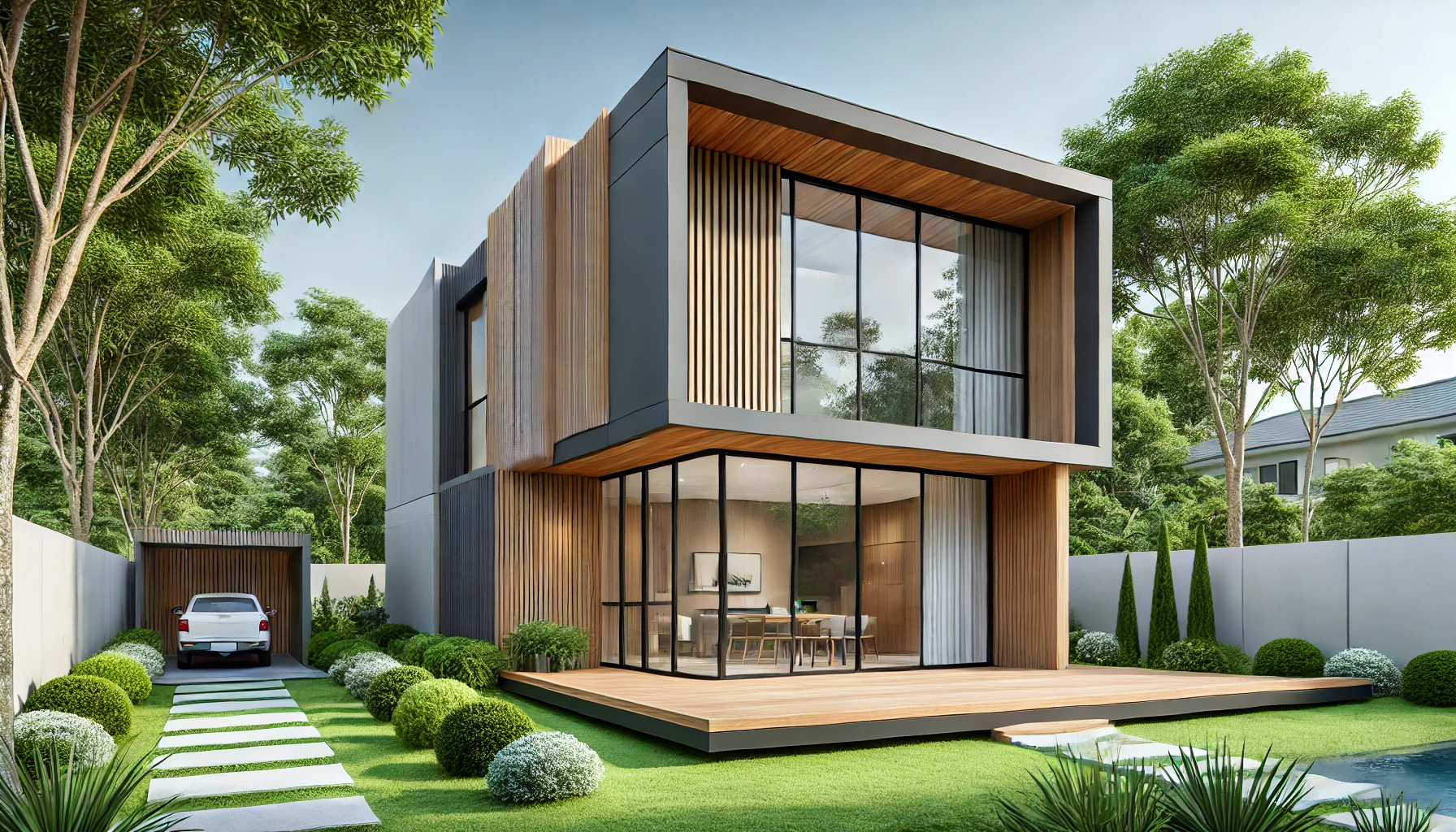 Eco Smart Home Background